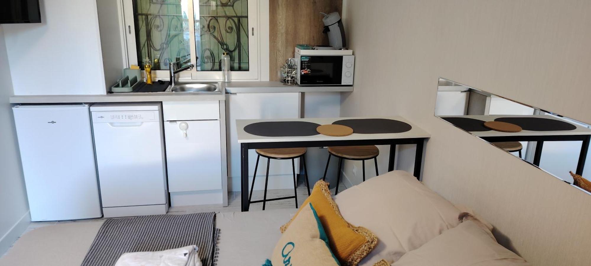 Studio Cosy Balneo Avec Jardin Ле Баркарес Экстерьер фото